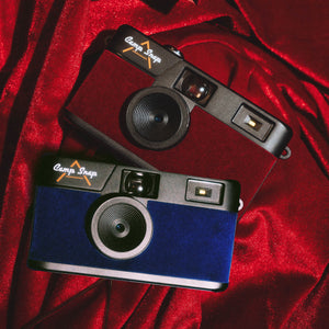 Color: Red and Blue Velvet